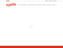 Tablet Screenshot of hubron.com